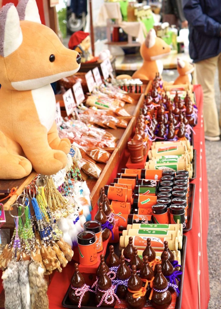 京都・東寺の弘法市のお店