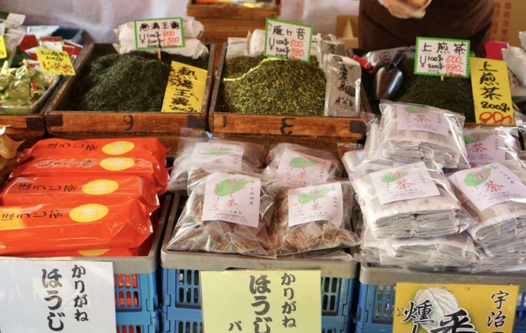 京都・東寺弘法市の京宇治茶屋さん